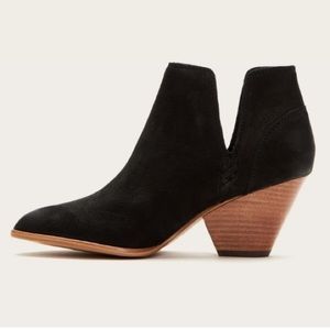 Frye Reina Cut Out Black Bootie